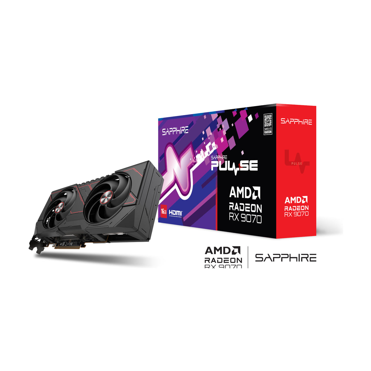 Sapphire Radeon RX 9070 PULSE GAMING OC (11349-03-20G)