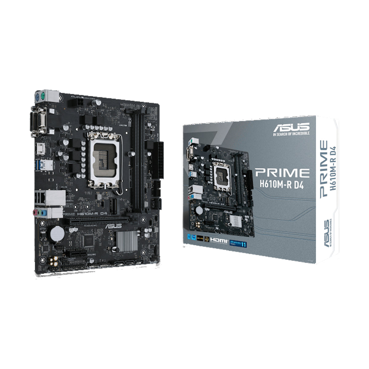 ASUS PRIME H610M-R D4-SI (90MB1B40-M0ECY0)