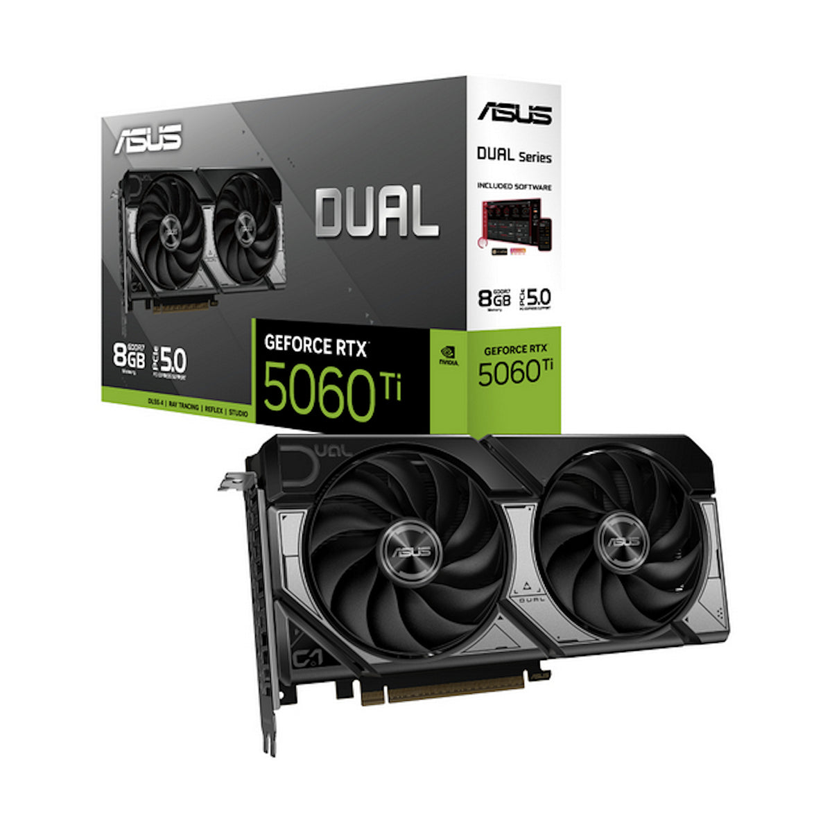 ASUS GeForce RTX 5060 TI OC EVO DUAL-RTX5060TI-O16G-EVO BULK PACK (90YV0MP3-M0NA00)
