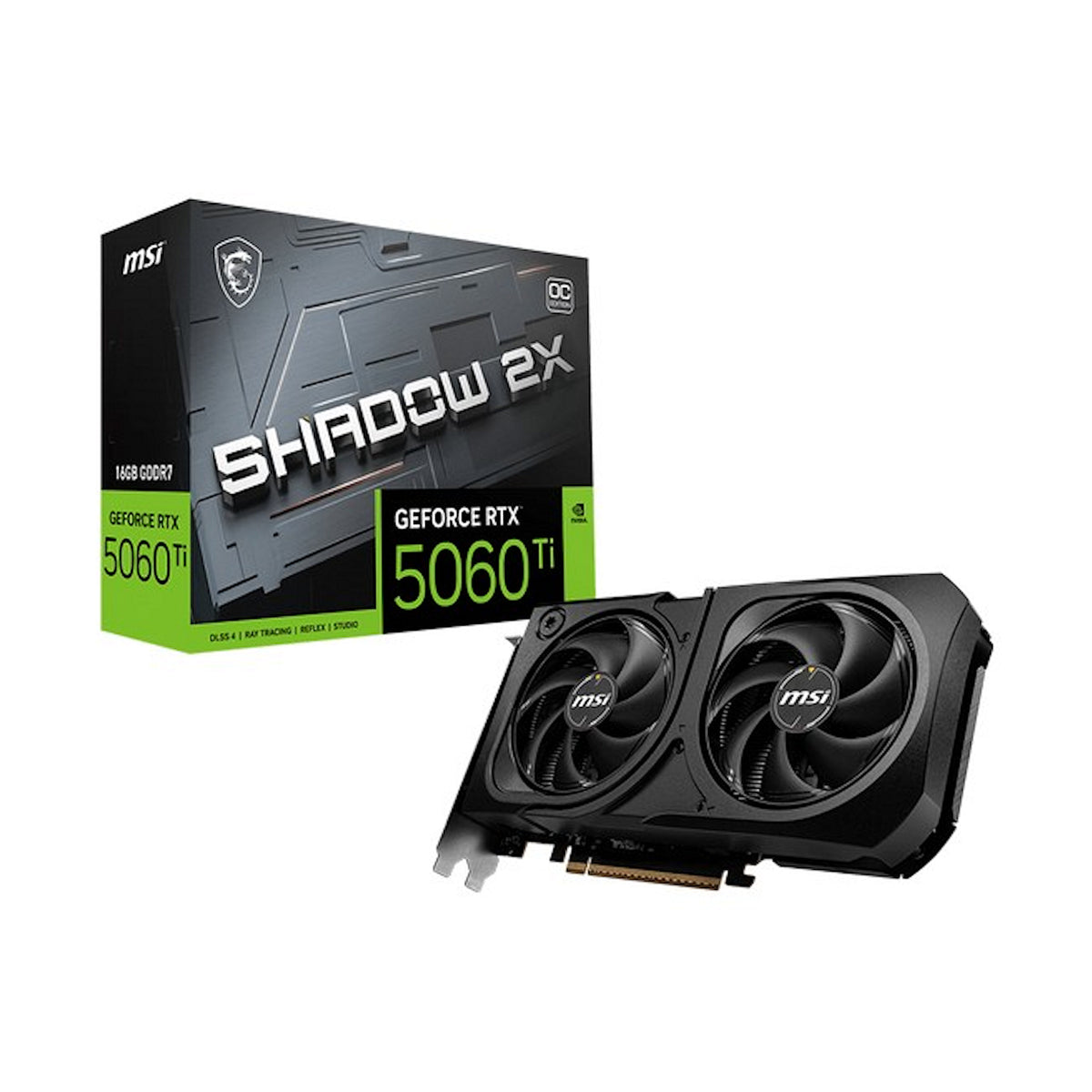 MSI GeForce RTX 5060 Ti SHADOW 2X OC PLUS (912-V535-213)