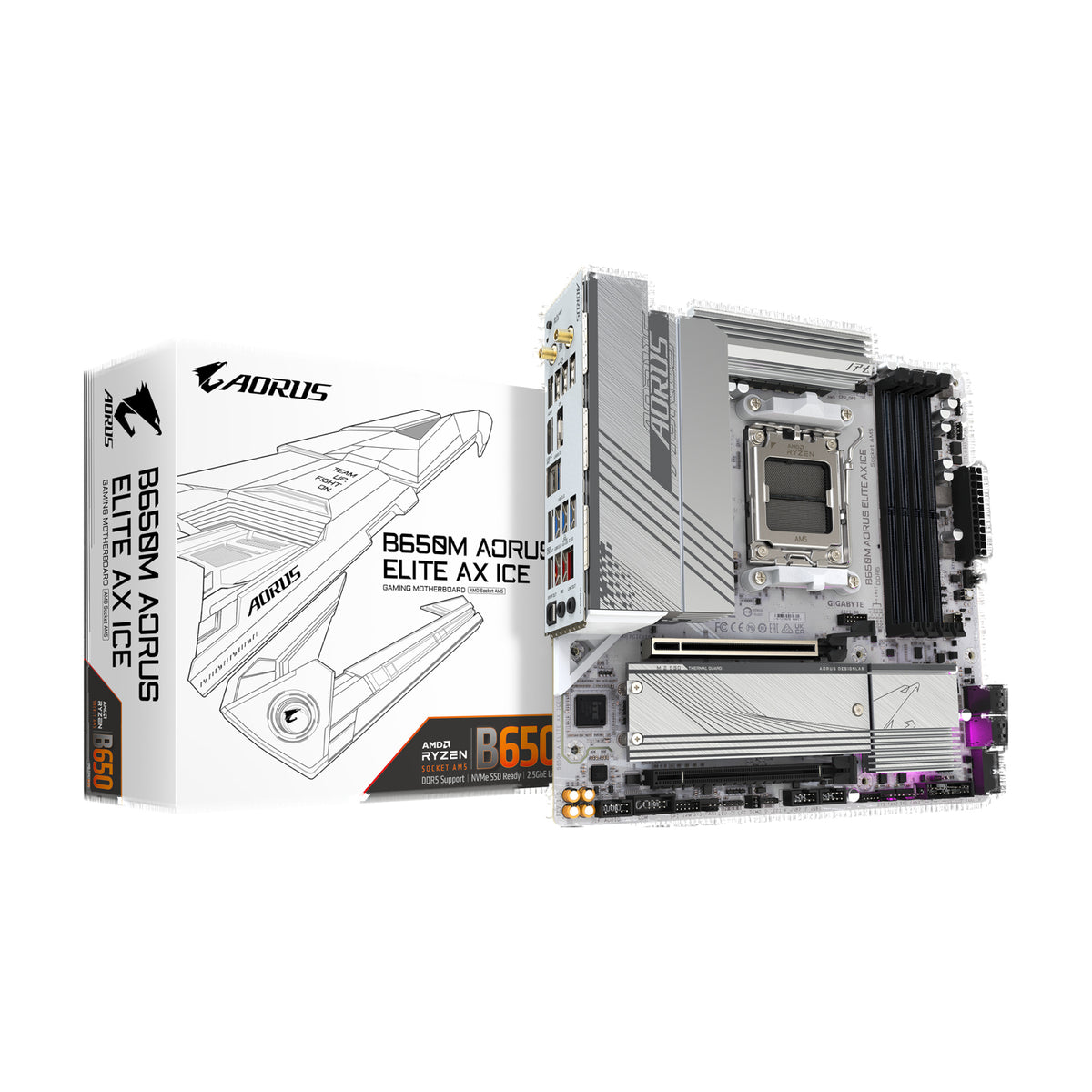 Gigabyte (B650M_A_ELITE_AX_ICE)