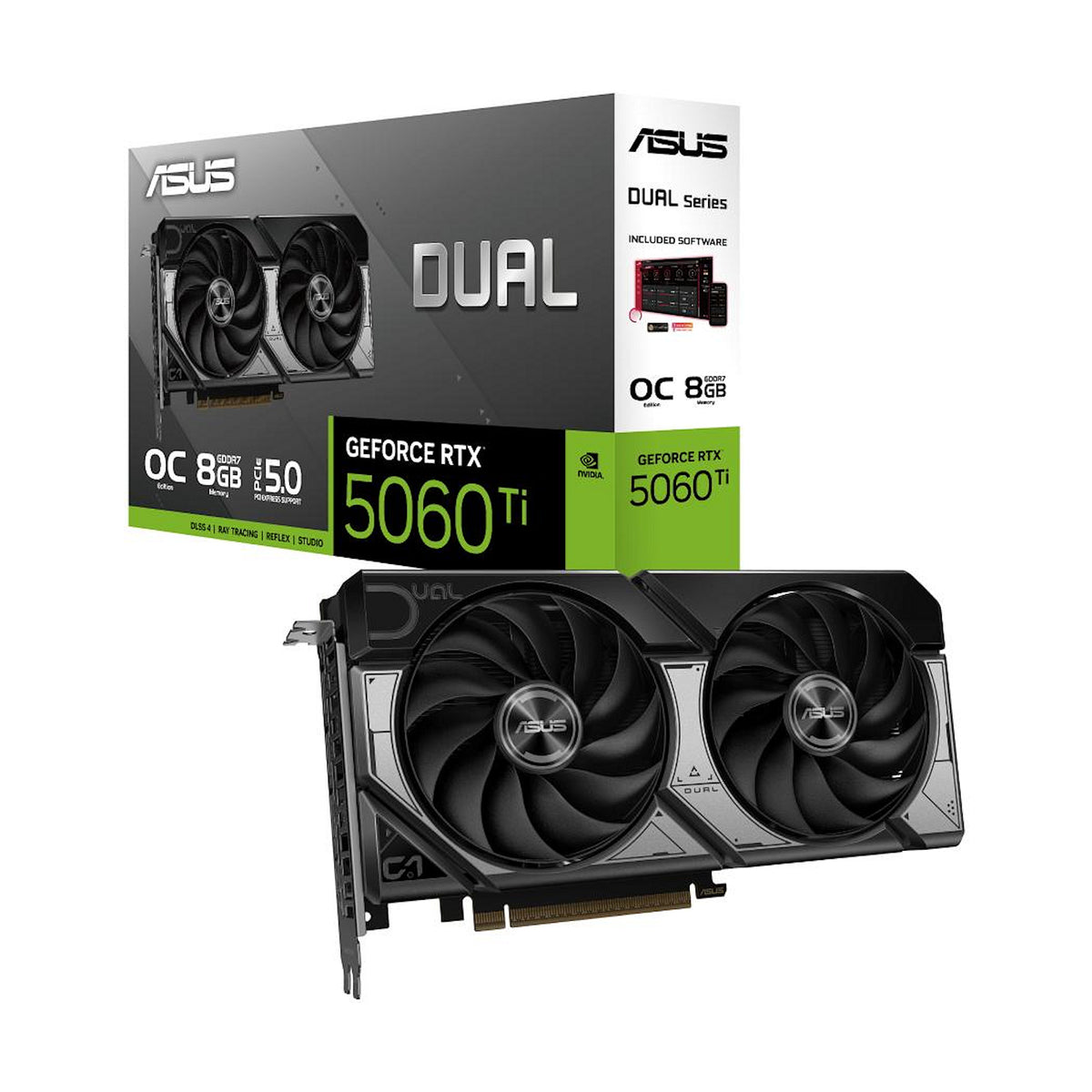 ASUS GeForce RTX 5060 Ti OC DUAL-RTX5060TI-O8G (90YV0MP2-M0NA00)