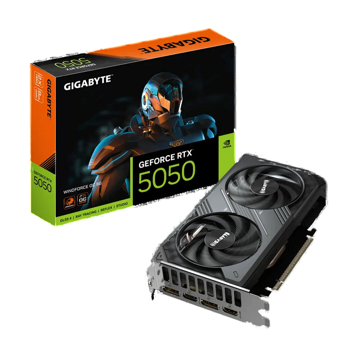 Gigabyte GeForce RTX 5050 WINDFORCE 2 OC (GV-N5050WF2OC-8GD)