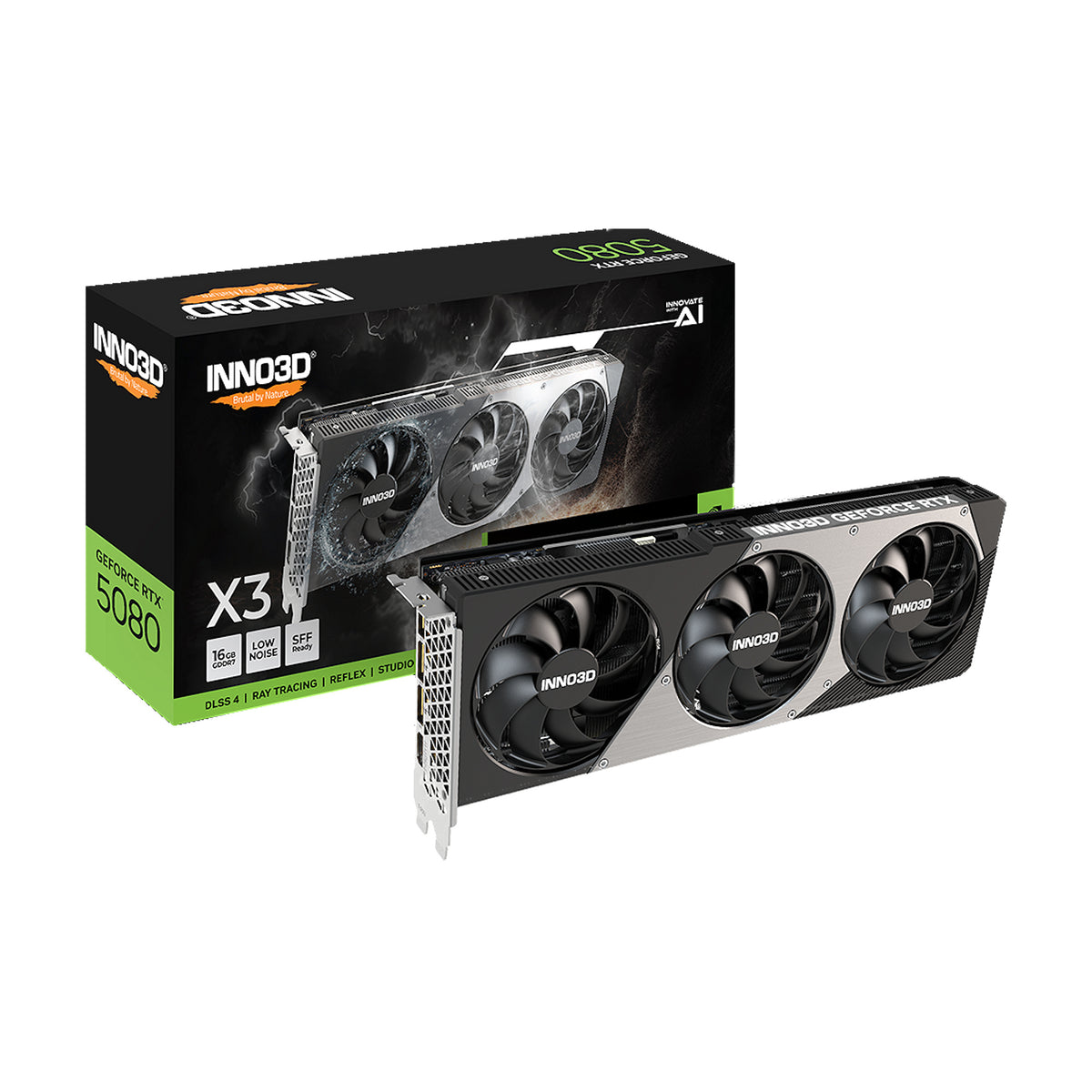 INNO3D GeForce RTXTM 5080 16GB X3 GDDR7 (N50803-16D7-176068N)