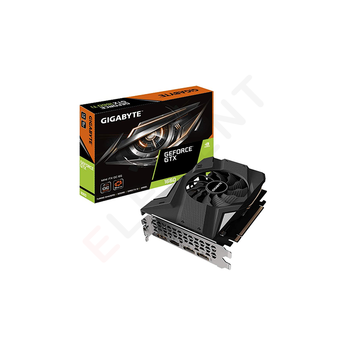 Gigabyte GeForce GTX 1660 MINI ITX OC 6G (GV-N1660IXOC-6GD) Gigabyte GeForce GTX 1660 MINI ITX OC 6G (GV-N1660IXOC-6GD)